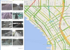 Traffic cameras on Bing maps